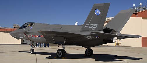 Lockheed-Martin F-35A Lightning II at Edwards Air Force Base, October 23, 2008
